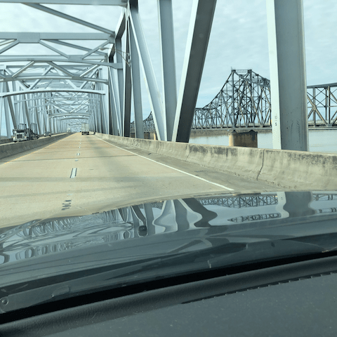 Bridge over the Mississippi River.